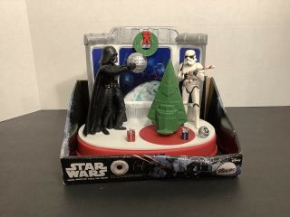 2016 Star Wars Darth Vader & Storm Trooper Christmas Musical Animated Decoration