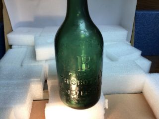 E Roussel Dyottville Glass Pontil Philadelphia Soda Mineral Water Bottle 2