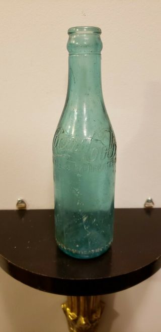 Error Old Coca Coca Coke Bottle Aqua Color Abm Bottle Canada Straight Side Cola