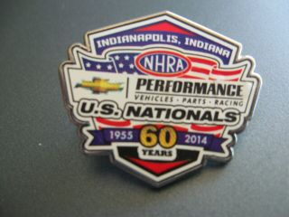 2014 Nhra 60th Annual U S Nationals Indianapolis Chevrolet Performace Hat Pin