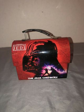 2012 Tin Box Co.  Star Wars Return Of The Jedi Lunchbox " The Saga Continues " Rotj