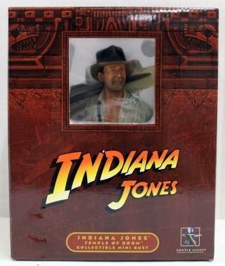 Gentle Giant Indiana Jones Temple Of Doom Collectible Mini Bust.  Nr