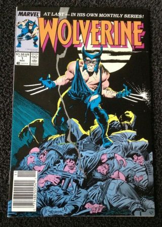 Key Comic Wolverine 1 Vol 2 Newsstand (1988 Marvel) Claremont Buscema Byrne