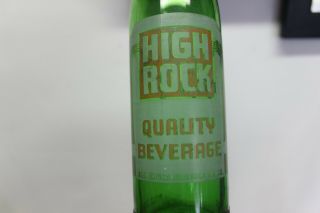 High Rock Beverages Soda Bottle,  1938,  Louisville,  Kentucky