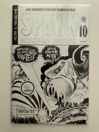 Spawn 10 Remastered Cerebus Todd Mcfarlane Dave Sim Kickstarter Platinum Variant