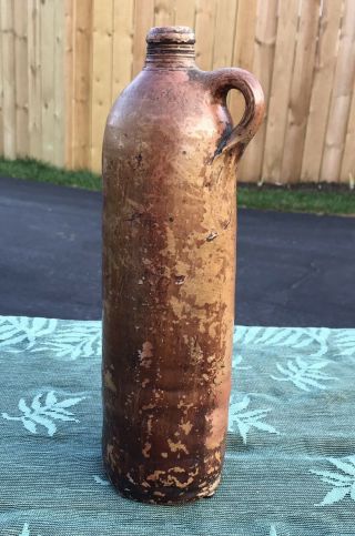 Roisdorfer Antique German Salt Glazed Stoneware Mineral Quelle Water Bottle