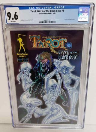 Tarot Witch Of The Black Rose 4 Cgc 9.  6 Variant Cover Low Print Run Very Rare