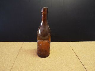 Old Amber,  Gambrinus Bottling Co.  San Francisco California Whiskey Bottle