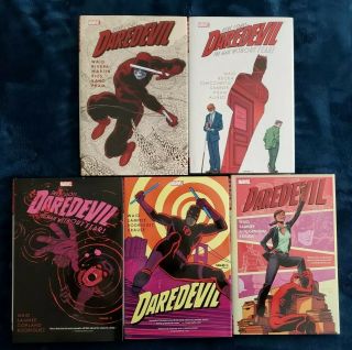 Daredevil By Mark Waid Vol.  1 2 3 4 5 Oversized Hardcover Set (ohc,  Marvel)