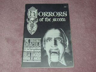 Horrors Of The Screen 2 Fanzine From 1962,  As Seen In Old Famous Monsters