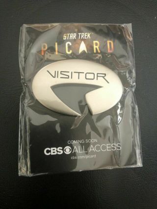 Comic Con Exclusive: Star Trek Picard Poster and Visitor Pin 3