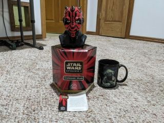 Star Wars Ceramic Mug Darth Maul Applause With Certificate Yoda