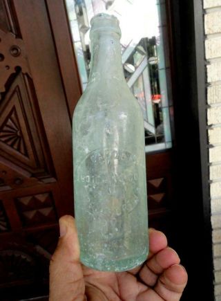 Early Caddo Bottling Co.  Slug Plate Soda Bottle Shreveport,  Louisiana La
