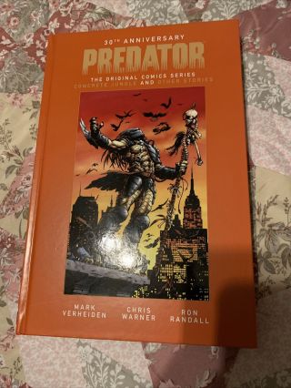 Predator Comic Series Hc Hardcover 30th Anniversary Edition Dark Horse