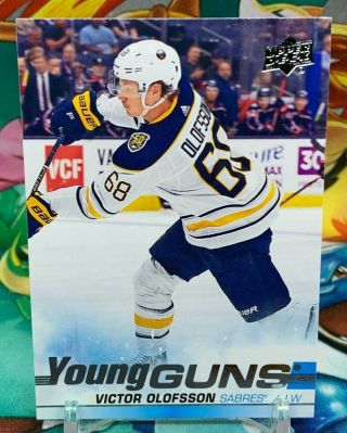 Victor Olofsson 2019 - 20 Upper Deck Series 1 Young Guns 207 Rookie Rc