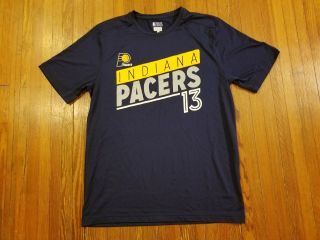 Indiana Pacers Paul George 13 Blue Nba T - Shirt Men 