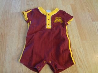 Infant/baby Minnesota Gophers 18 Mo Romper Outfit Adidas