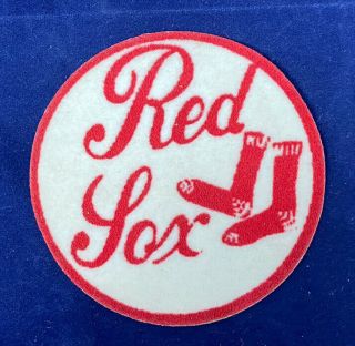 Vintage Boston Red Sox Felt Sticker Patch Mlb 2.  5 "