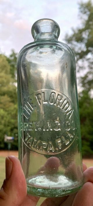 Antique Hutchinson Style Bottle,  Florida Brewing Co. ,  Tampa,  Florida