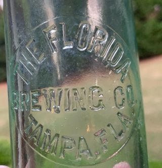 Antique Hutchinson Style Bottle,  Florida Brewing Co. ,  Tampa,  Florida 2