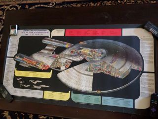 Vintage Poster - Star Trek: The Next Generation U.  S.  S.  Enterprise Ncc - 1701 - 0