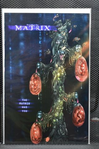 The Matrix Comic Book Preview 1 1999 Recalled Movie Promo Book 9.  6