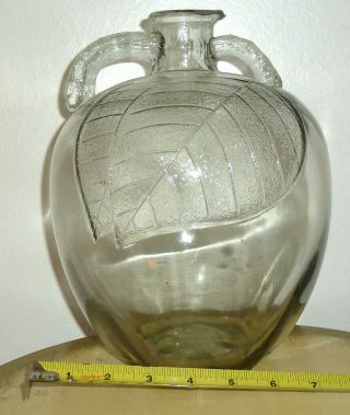 Antique 1920s White House Apple Cider Vinegar Glass Jug Jar Bottle 10 " No.  6