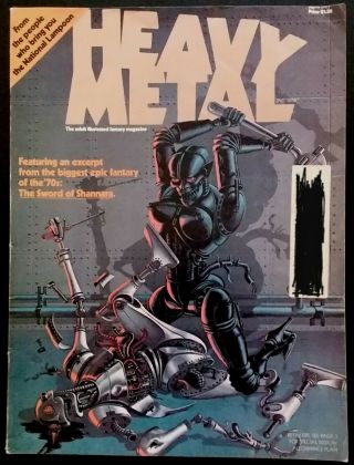 Heavy Metal The Adult Illustrated Fantasy Magazine•complete 1977 Series