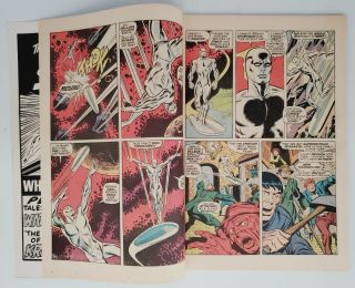1968 Marvel Comics Book Silver Surfer 2 When Lands The Saucer 1st App Badoon 3