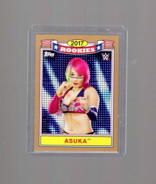 Asuka - 2018 Topps Wwe Heritage Rookie Insert Parallel 50 Of 99 " Rare "