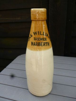 Jas Williams Brewer Narberth Ginger Beer Bottle Pembrokeshire Codd