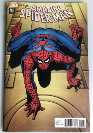 The Spider - Man 800 Ditko Remastered Color 1:500 Marvel Variant Edition