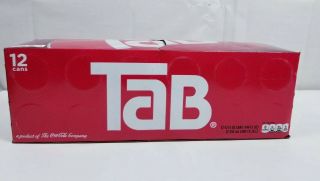 Tab Soda 12 Pack Cans