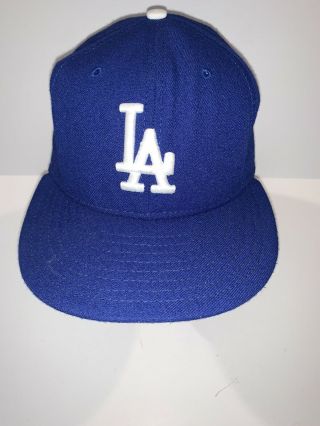 Era Los Angeles Dodgers Fitted On Field Cap Size 7 1/8 Dodger Blue