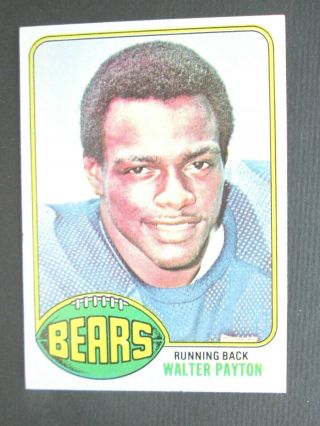 1976 Topps Football Card - 148 Walter Payton (r) (chicago Bears) (ex, )