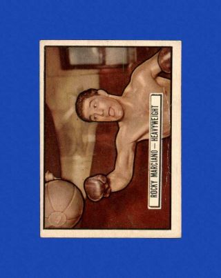 1951 Topps Ringside Boxing 32 Rocky Marciano Vg - Vgex (crease) Gmcards