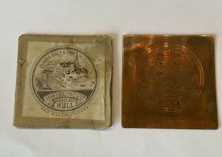 Factory Pictorial Hull Copper Printing Plate