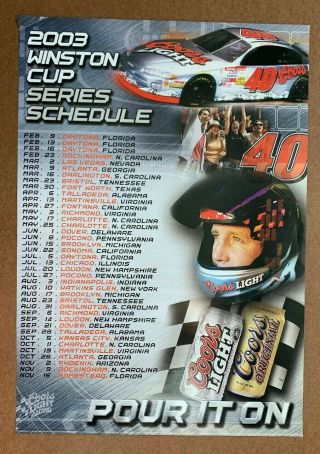 2 Sterling Marlin Coors Beer Racing Posters Coors Light Winston Cup Nascar