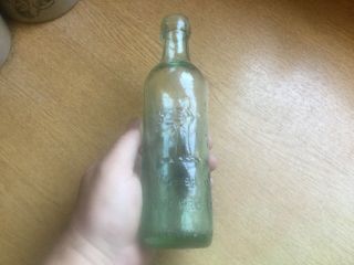 Nil Desperandum Newry & Liverpool Early Mineral Water Bottle C1880’s