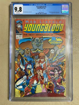 Youngblood 1 (apr 1992,  Image) Cgc 9.  8 1st Image/extreme Studios Title