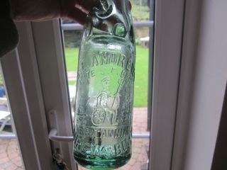 10 Oz Pictorial G E Andrews Shrewsbury Codd Bottle