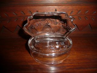 Old Apothecary 3 3/8 " Franklin Caro Square Coca Cola Candy Store Display Jar Lid