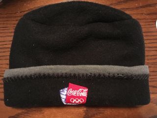 Coca Cola Salt Lake City Winter Olympics 2002 Fleece Hat