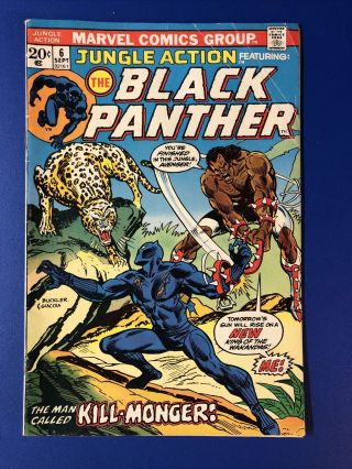 Jungle Action 6 1973 Black Panther 1st Appearance Killmonger