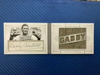 Gabby Hartnett 2015 National Treasures Game Jersey Patch And Cut Auto 1/1