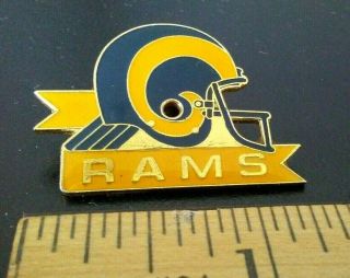 Vintage 1984 Nfl Los Angeles Rams Nfl Football Helmet Peter David Pin