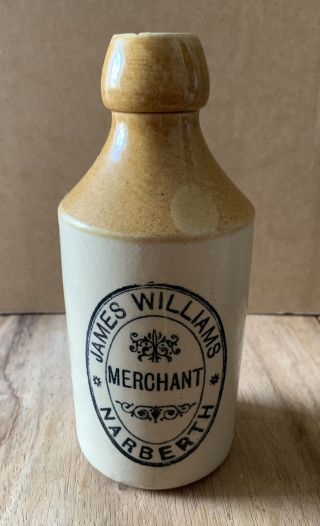 James Williams Merchant Narberth Ginger Beer Bottle