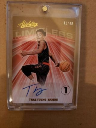 2018 - 2019 Absolute Limitless Signatures Trae Young 31/49