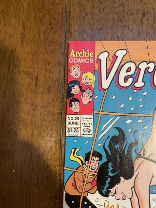 Veronica 28 (Jun 1993) Archie Comics White Pages Dan DeCarlo Cover 2