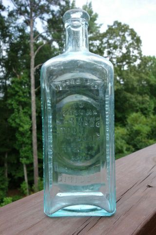 Antique Bottle THE GREAT DR.  KILMER ' S SWAMP - ROOT LIVER KIDNEY & BLADDER CURE 3